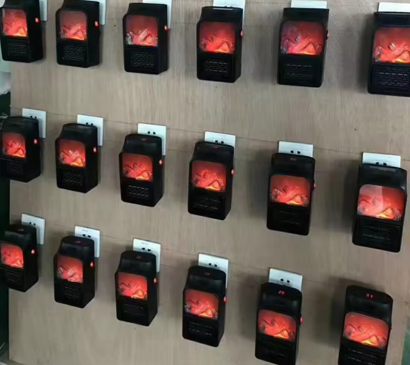 Calefactor Eléctrico Portátil Enchufable 1000W 110-220V con Mando a Distancia – Calor Instantáneo y Seguro